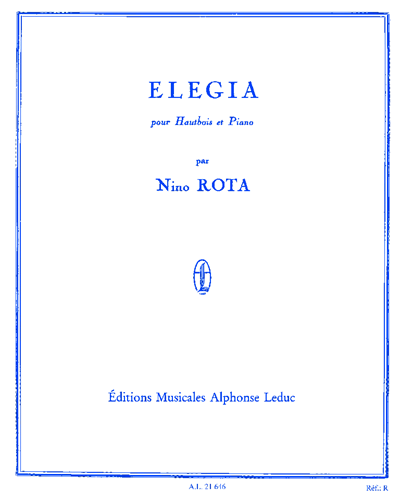 Elegia for Oboe and Piano — 尼诺·罗塔
