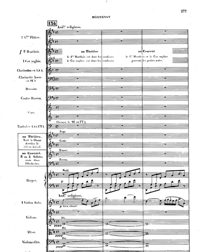 Thaïs, Méditation religieuse (for Violin Solo) — 马斯内
