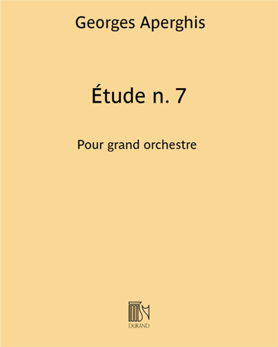 Étude No. 7 — Georges Aperghis