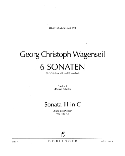 Sonata No. 3 in C major, op. 3 — 瓦根塞尔