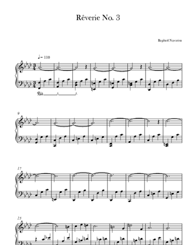 Rêverie No. 3 — Raphael Novarina