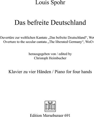 Overture to 'Das befreite Deutschland' — 施波尔