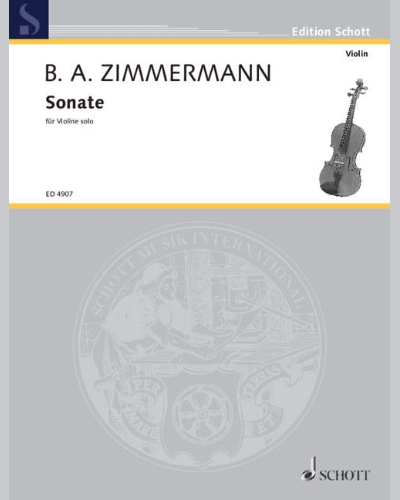 Sonata — Bernd Alois Zimmermann