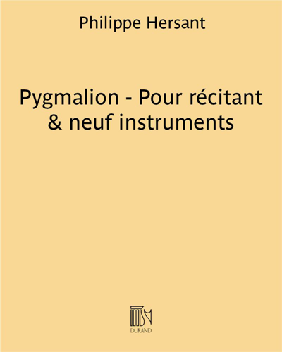 Pygmalion — Philippe Hersant