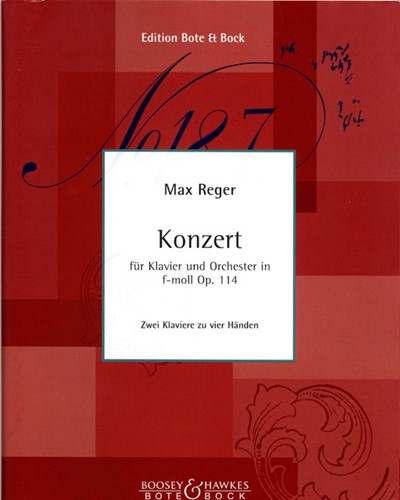 Piano Concerto in F minor, op. 114 — Max Reger