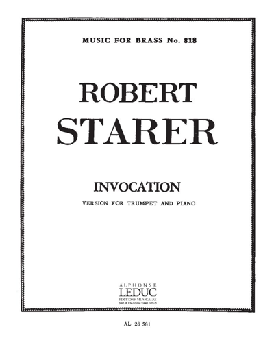 Invocation — Robert Starer