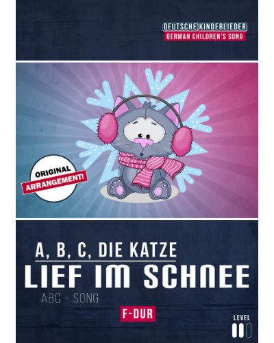 A, B, C, die Katze lief im Schnee — Traditional