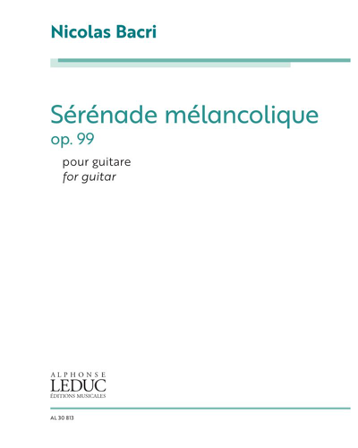 Sérénade mélancolique — Nicolas Bacri