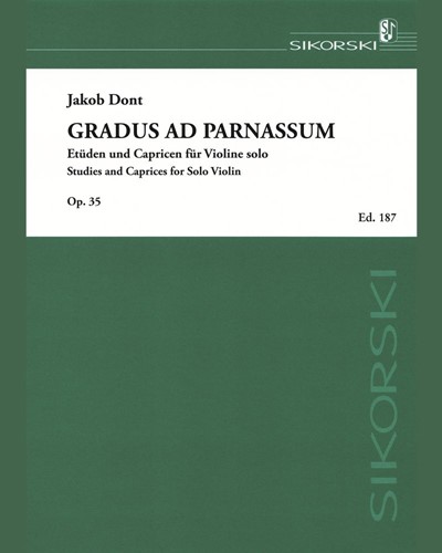 Gradus ad Parnassum, op. 35 — Jakob Dont