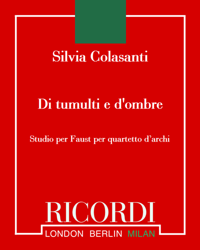 Di tumulti e d'ombre — Silvia Colasanti