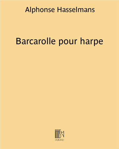 Barcarolle for Harp — Alphonse Hasselmans