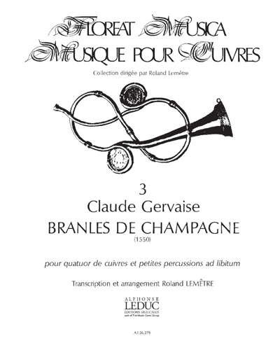 Branles de champagne — Claude Gervaise