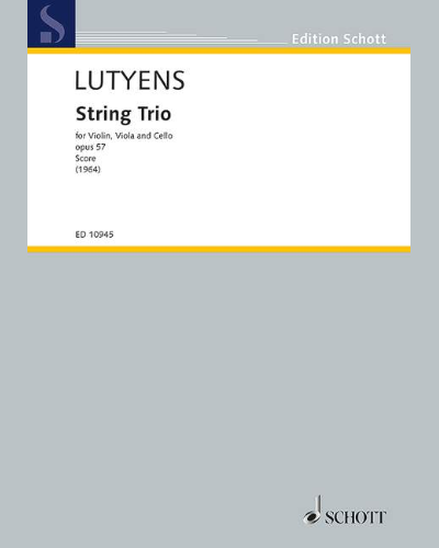 String Trio, op. 57 — Elisabeth Lutyens