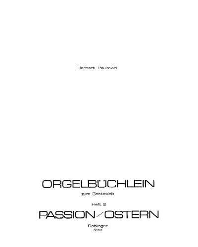Organ Booklet for God's Praise, Vol. 2 — Herbert Paulmichl
