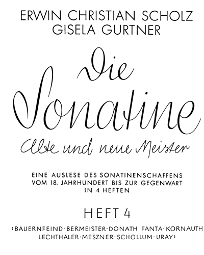 Sonatinas, Volume 4 — Gisela Gurtner