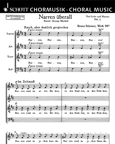 Von Liebe und Narren — Bruno Stürmer