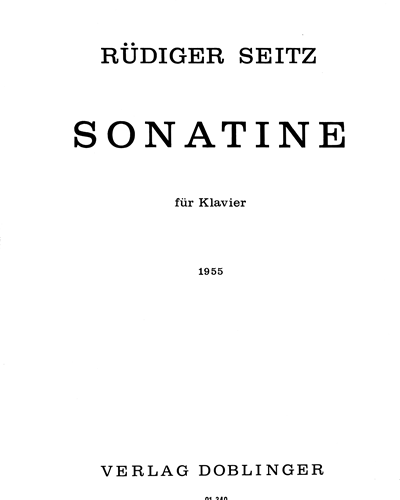 Sonatina — Rüdiger Seitz