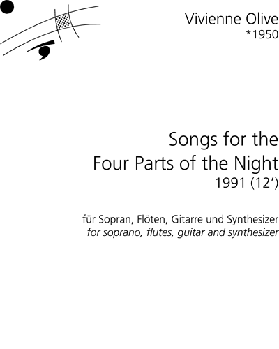 Lieder für die vier Teile der Nacht — Vivienne Olive