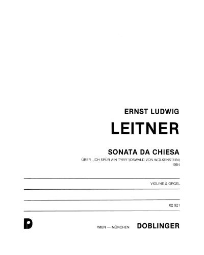 Sonata da chiesa — Ernst Ludwig Leitner