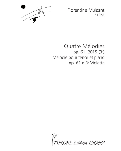 Violette, op. 61 No. 3 (from 'Quatre Mélodies, op. 61') — Florentine Mulsant