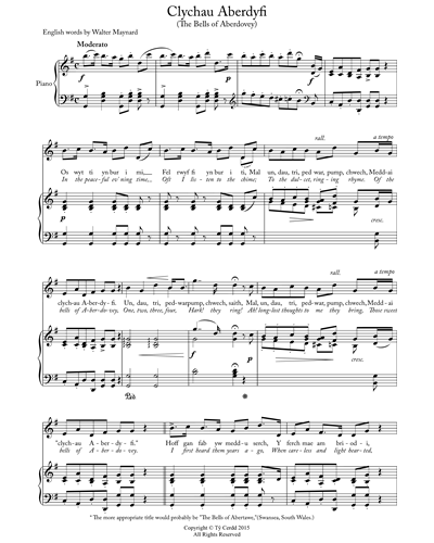 Clychau Aberdyfi (The Bells of Aberdovey) — 传统