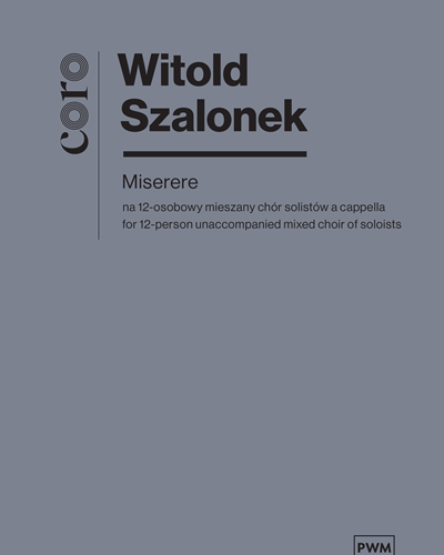 Miserere — Witold Szalonek