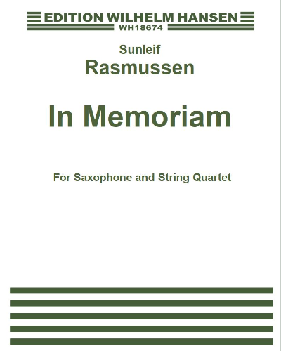 In Memoriam — Sunleif Rasmussen