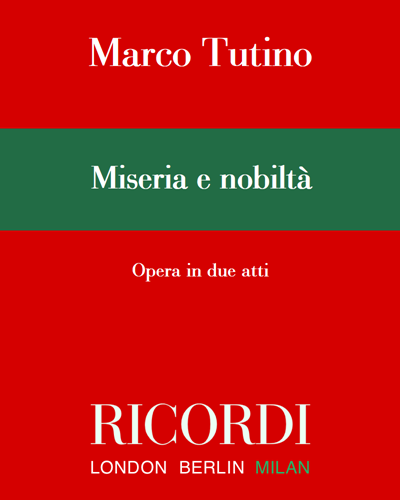 Miseria e Nobiltà — Marco Tutino