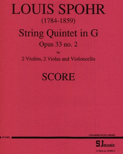 String Quintet in G major, op. 33 No. 2 — 施波尔