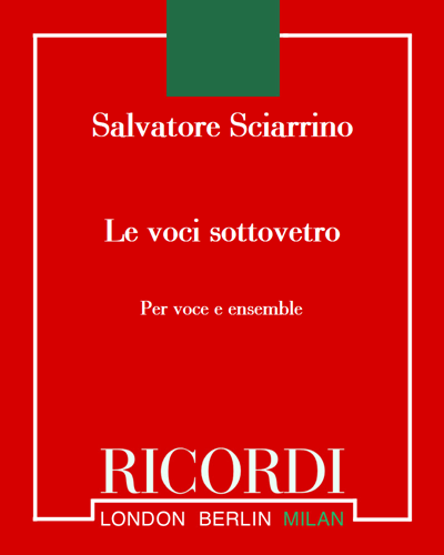 Le Voci Sottovetro — Salvatore Sciarrino