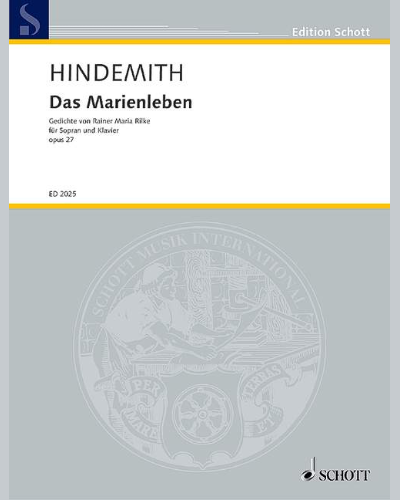 Das Marienleben, op. 27 — Paul Hindemith