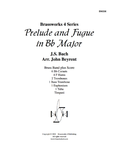 Prelude and Fugue in B-flat major — 巴赫