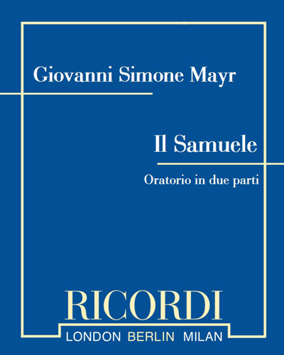 Samuele — 约翰·西蒙·迈尔