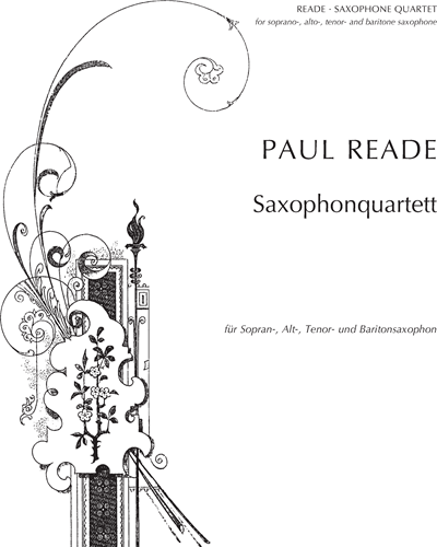 Saxophone Quartet — Paul Reade