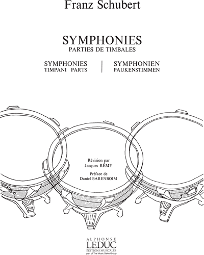 Symphonies - Timpani Parts — 舒伯特