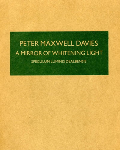 A Mirror of Whitening Light — 马克斯韦尔·戴维斯