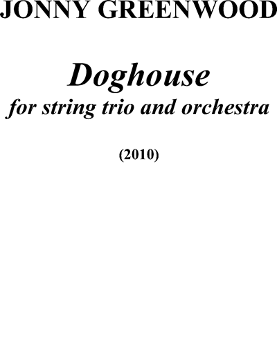 Doghouse — Jonny Greenwood