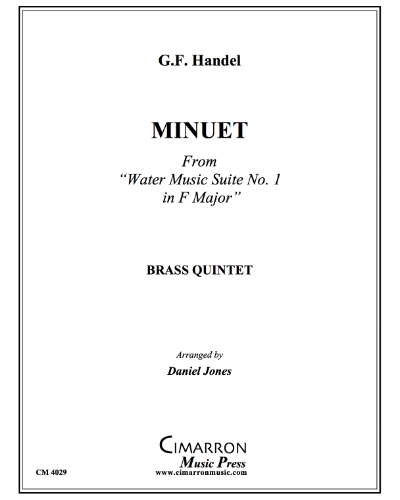Minuet (from 'Water Music Suite No. 1 in F major') — 亨德尔