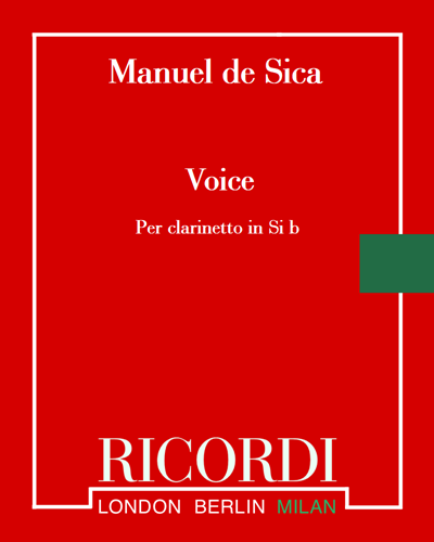 Voice — Manuel de Sica
