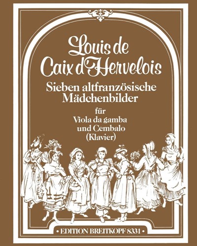 Seven Old French Girls' Pictures — Louis de Caix d'Hervelois