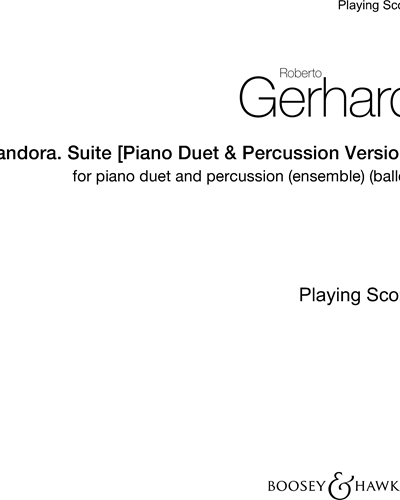 Pandora Suite [Version for Piano Duet & Percussion] — 罗伯托·格哈德