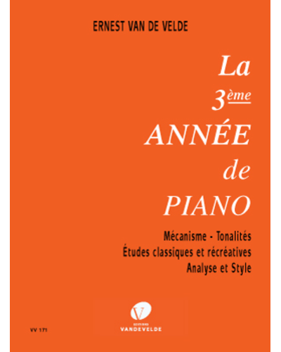 Le 3ème Année de Piano — Ernest van de Velde
