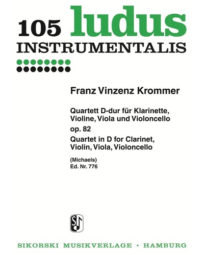 Quartet in D major — Franz Krommer