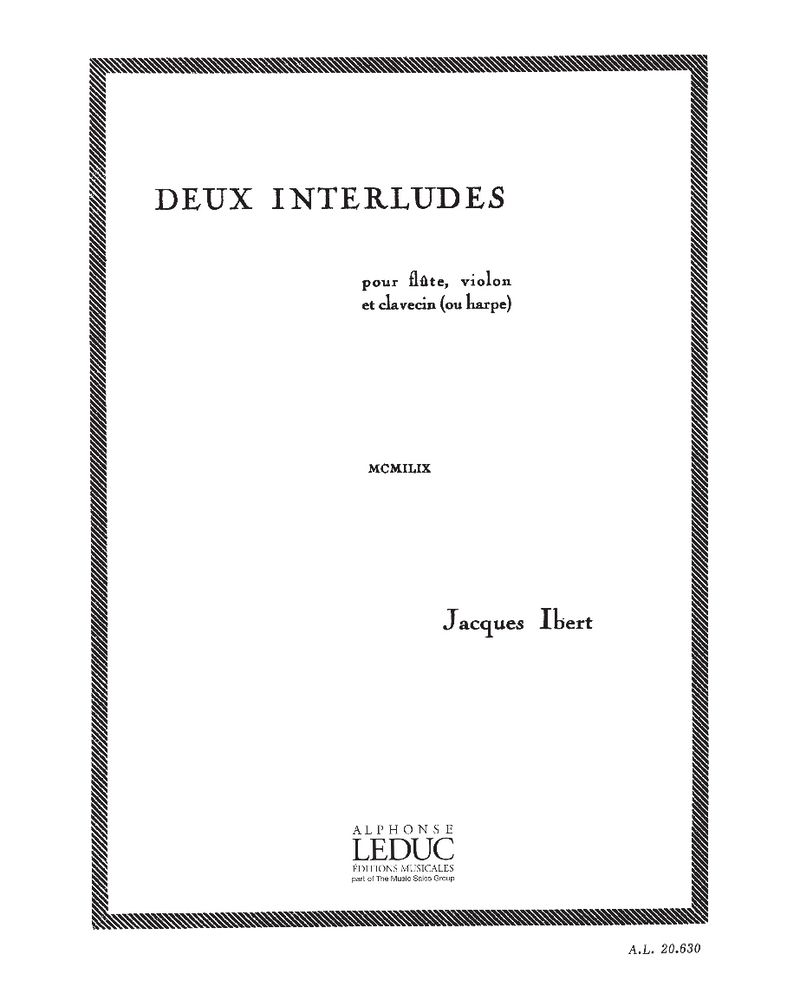 Deux interludes — 雅克·伊贝尔
