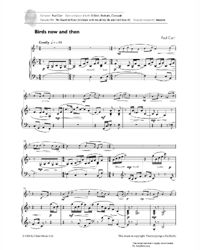 Birds Now and Then — Paul Carr