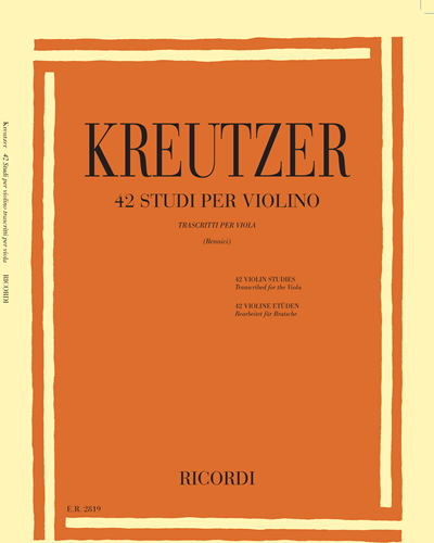 42 Études for Violin (Viola Version) — 克鲁采