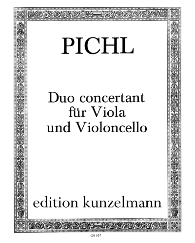 Duo Concertant, op. 16 — Václav Pichl