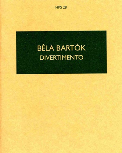 Divertimento for Strings, Sz. 113 — Béla Bartók