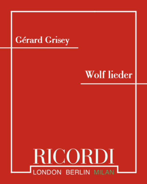 Wolf Lieder — 格里塞