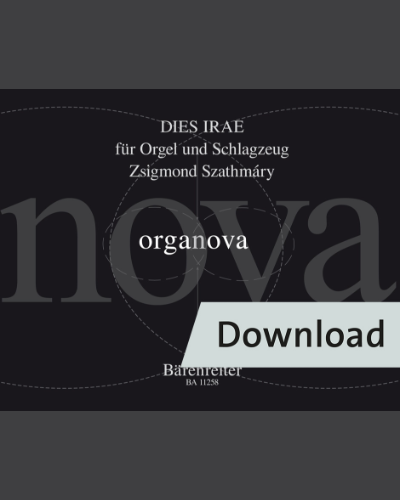 DIES IRAE for Organ and Percussion — Zsigmond Szathmáry